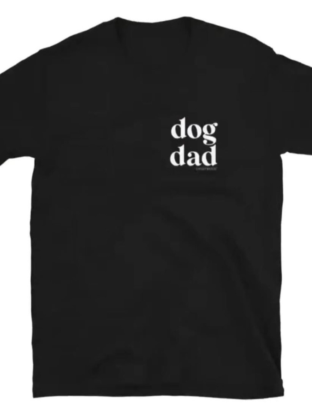 Dog Dad Short Sleeve Tee - Black